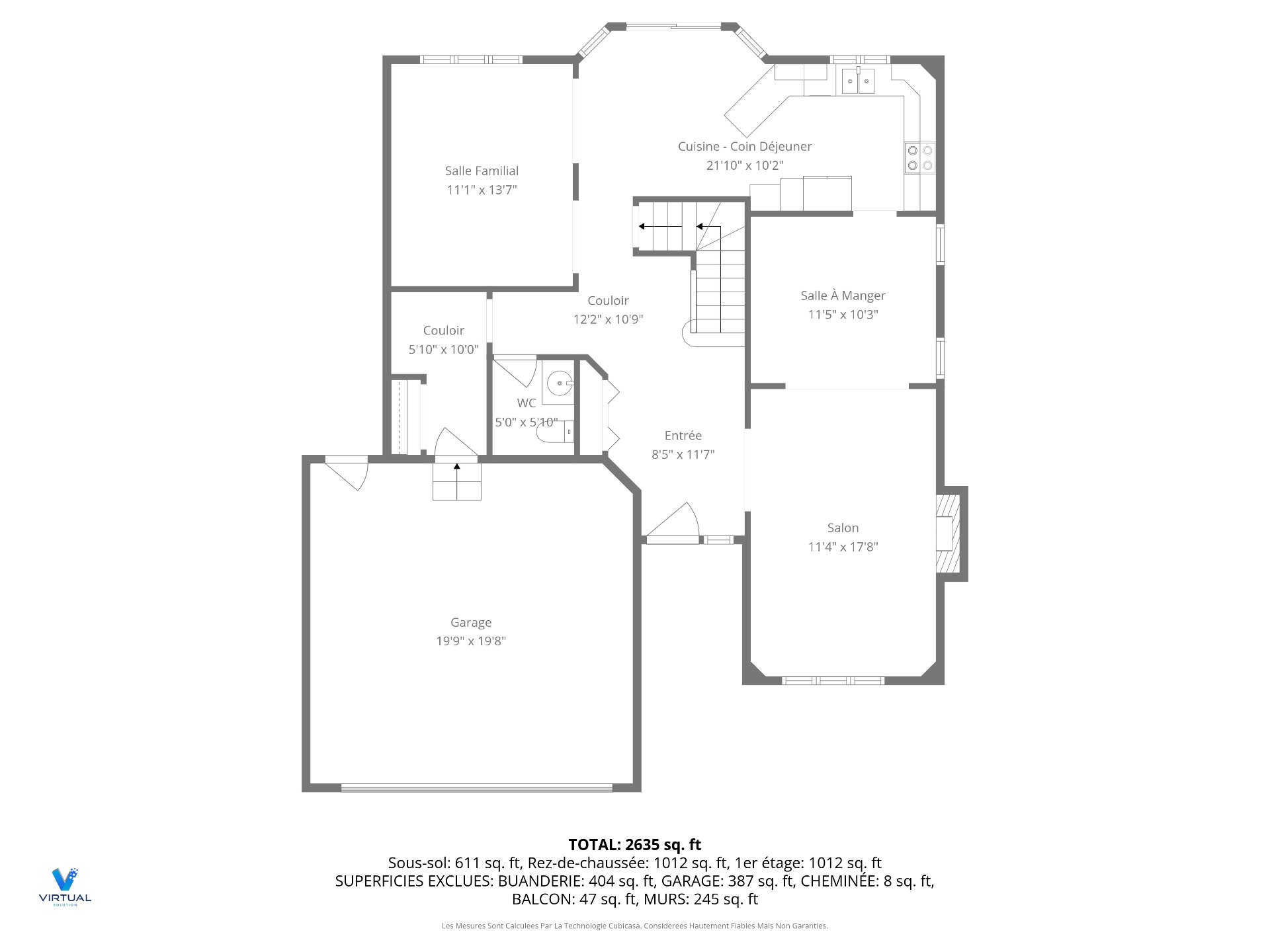 Plan (croquis) - Rez-de-chaussée