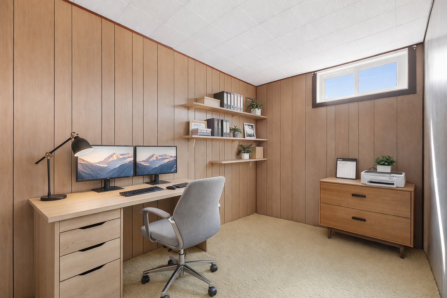 Bureau - Home staging virtuel