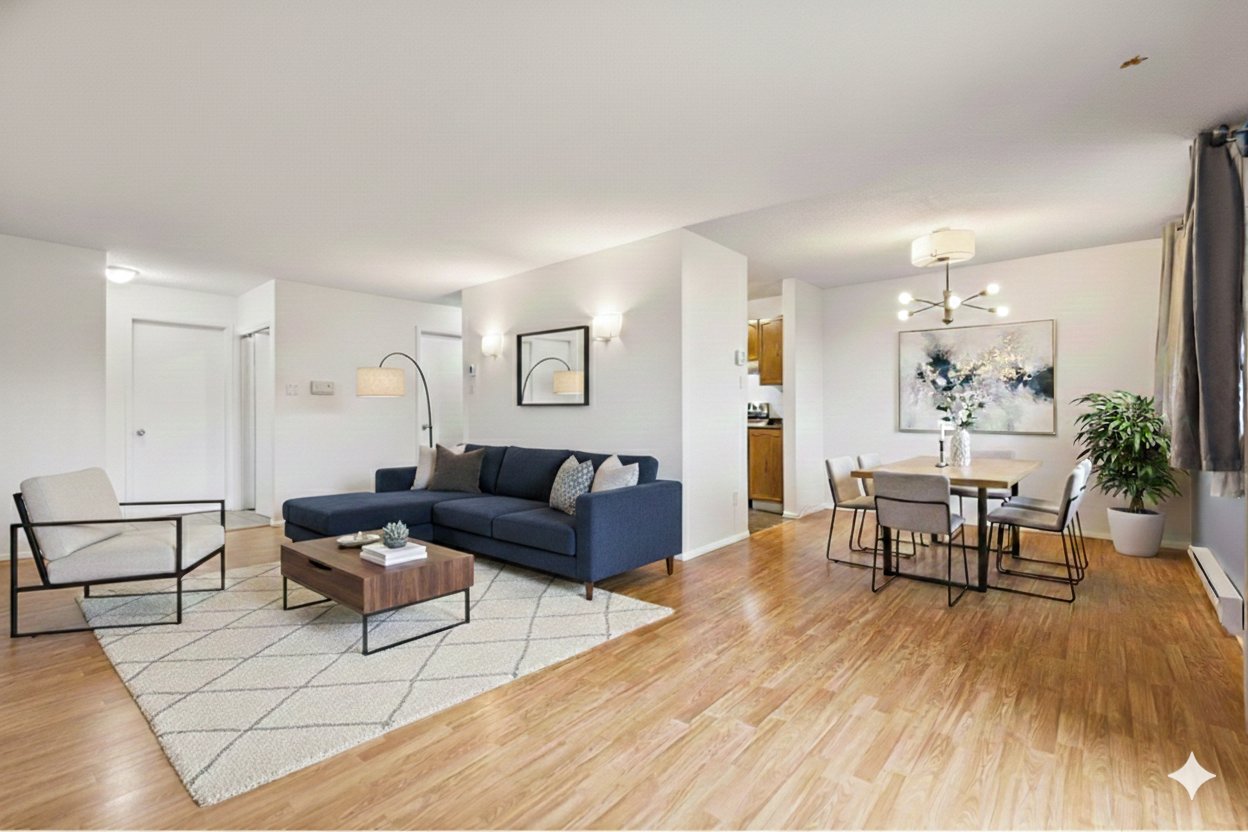 Overall View - Virtual staging