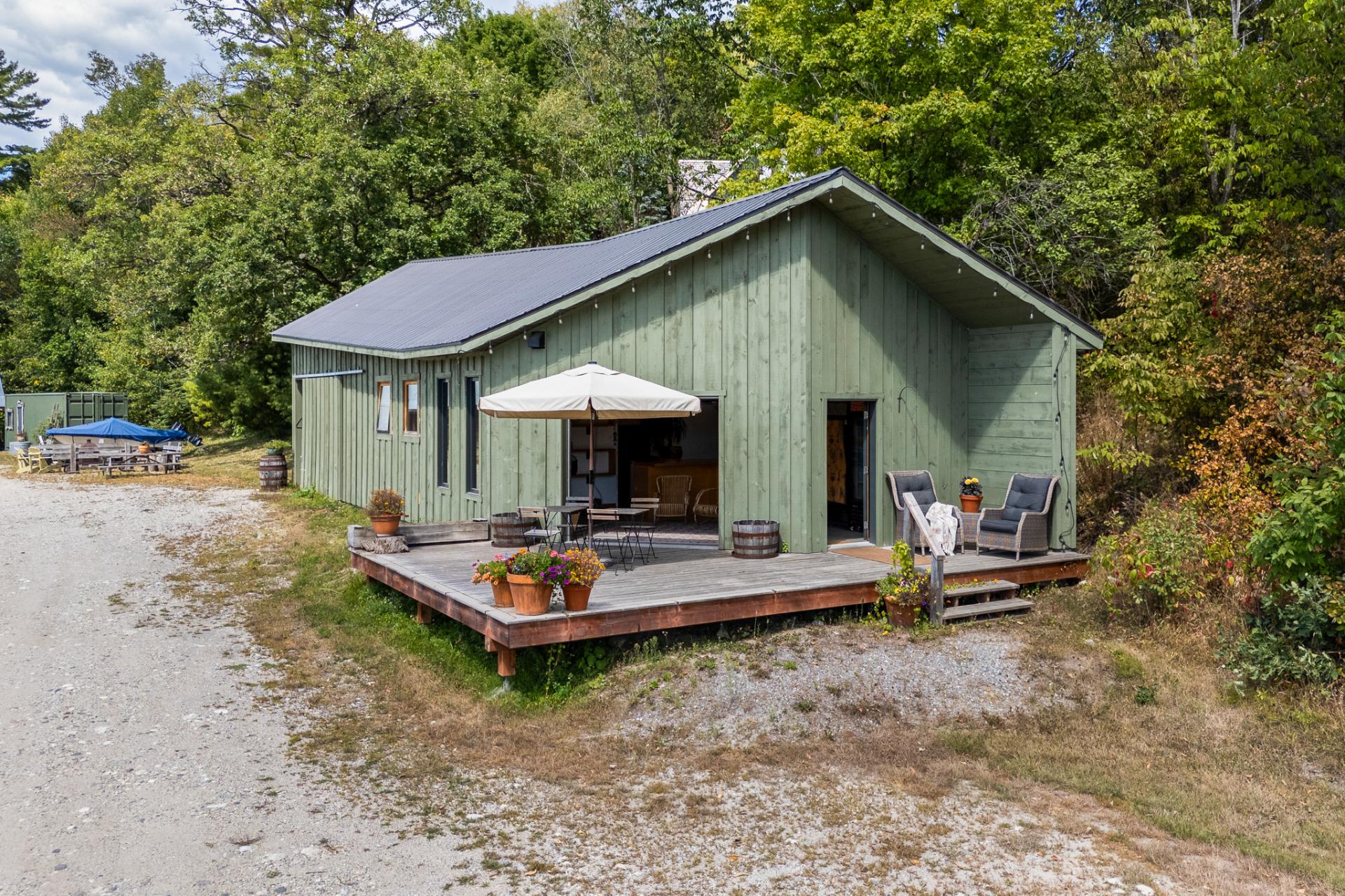 Frontage - Second building, multiple possible uses