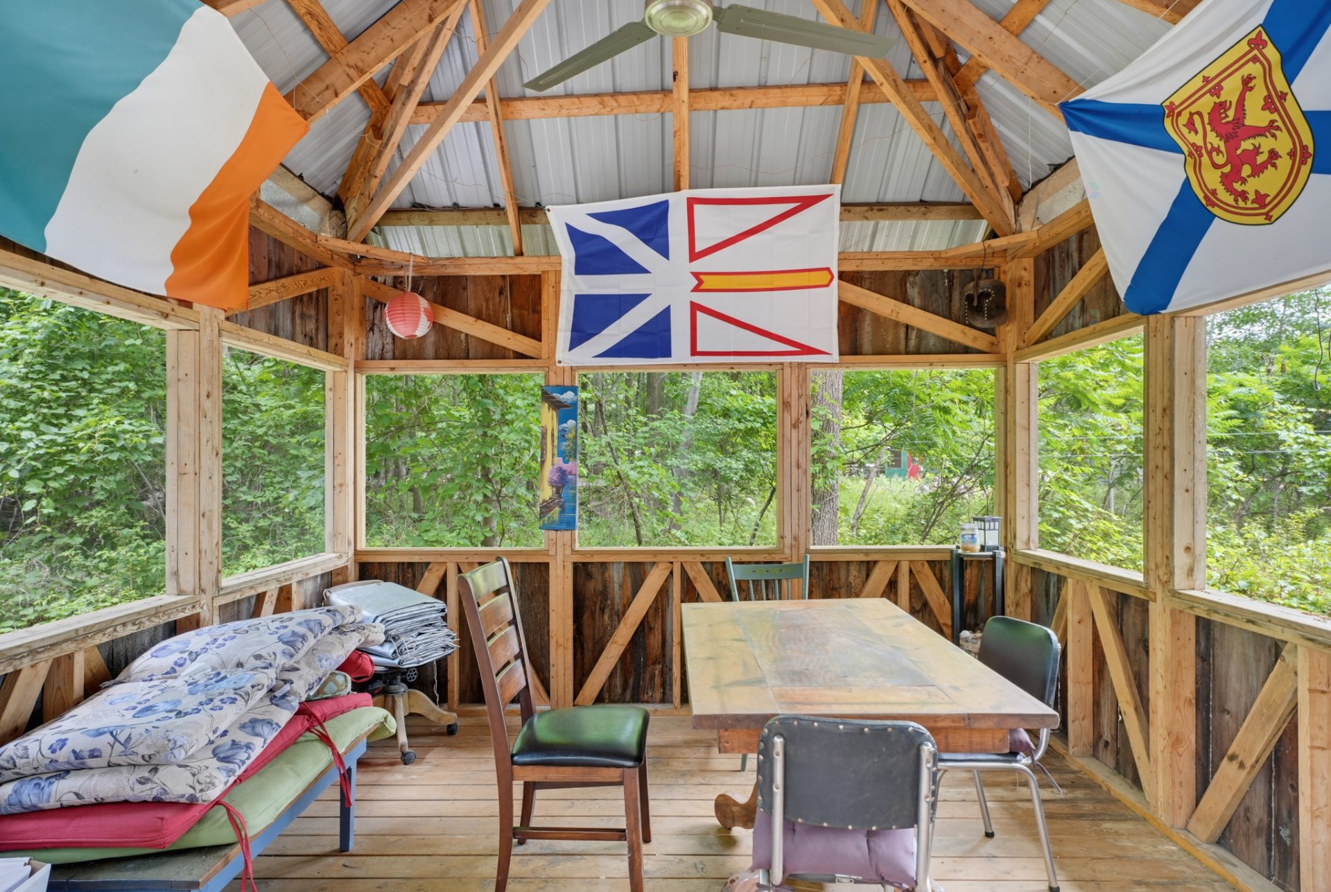 Screened in Gazebo