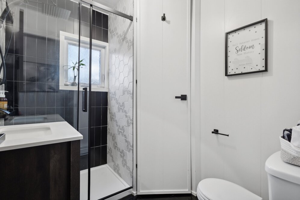 Salle de bains - Avant peinture.