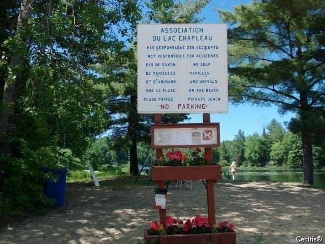 Accès au plan d'eau