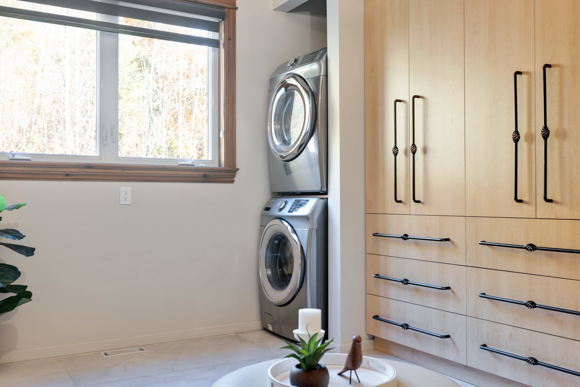 - Installation laveuse-sécheuse