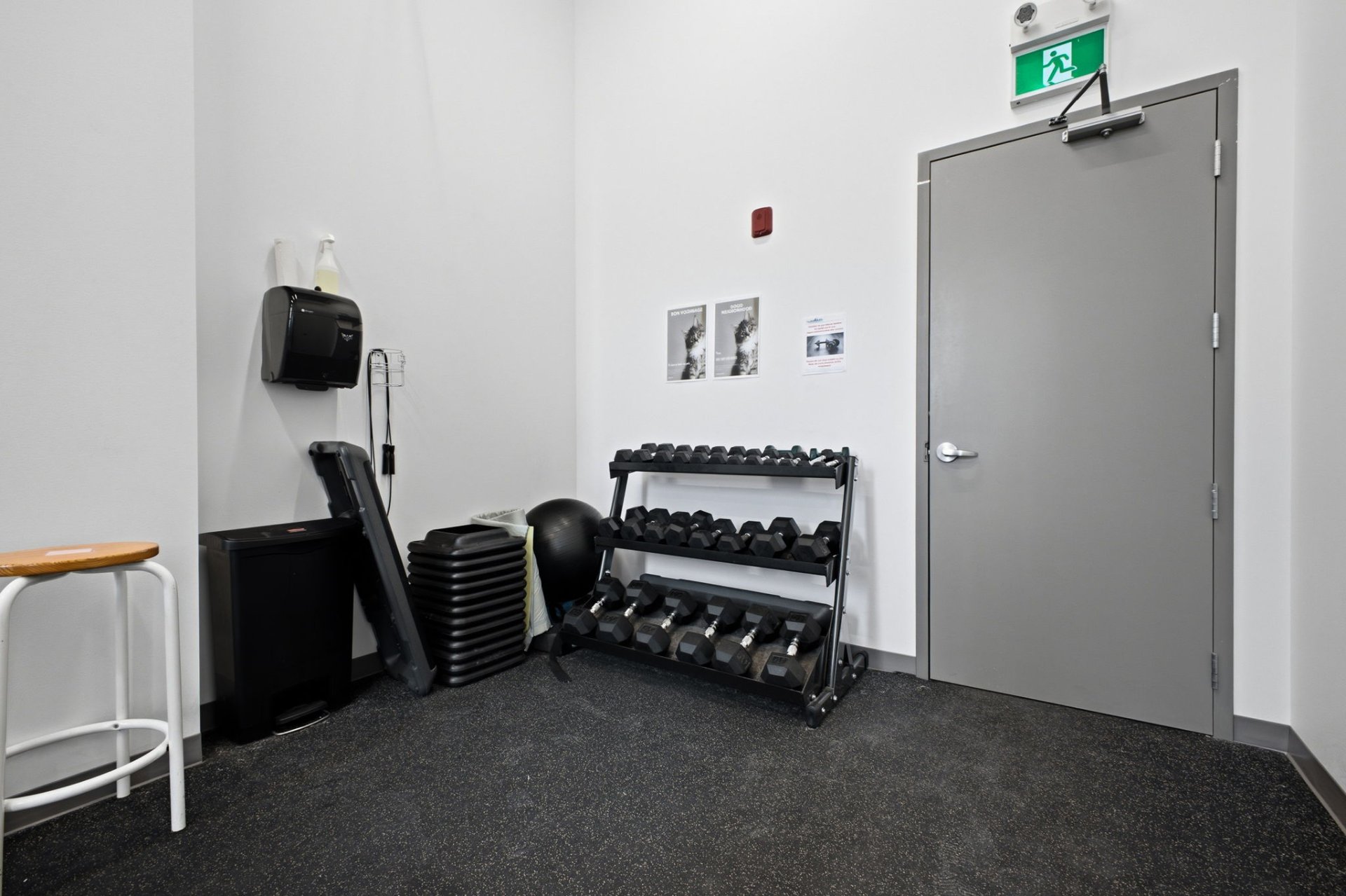 Salle d'exercice