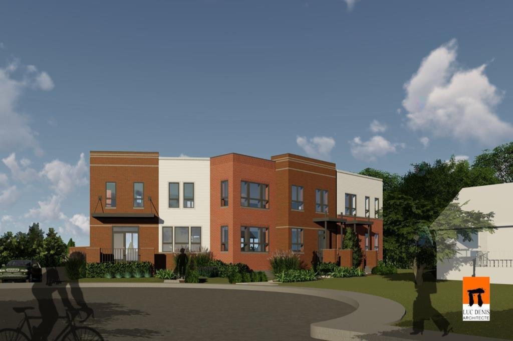 Drawing (sketch) - Project Rouleau / Bisson frontage view