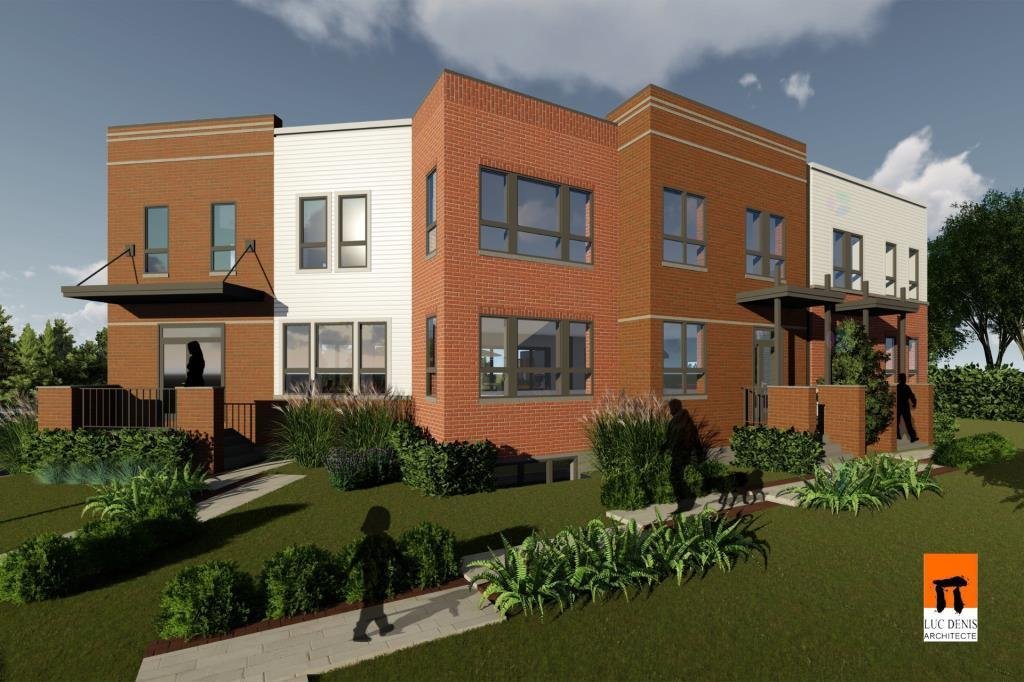 Drawing (sketch) - Project Rouleau / Bisson frontage view