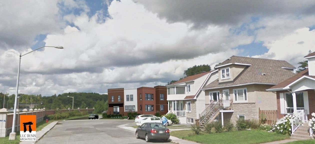 Drawing (sketch) - Project Rouleau / Bisson frontage view