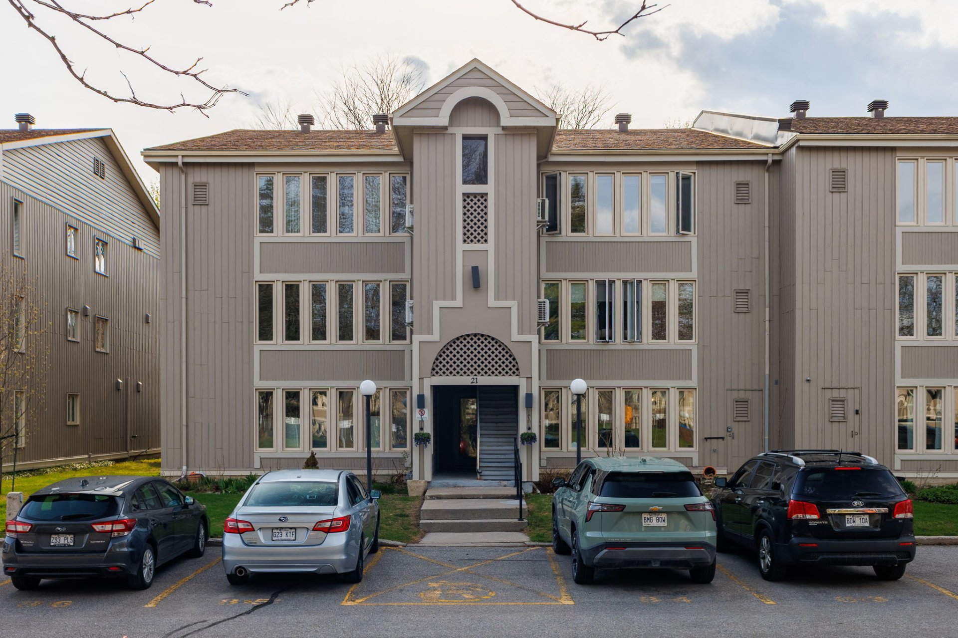 Back facade