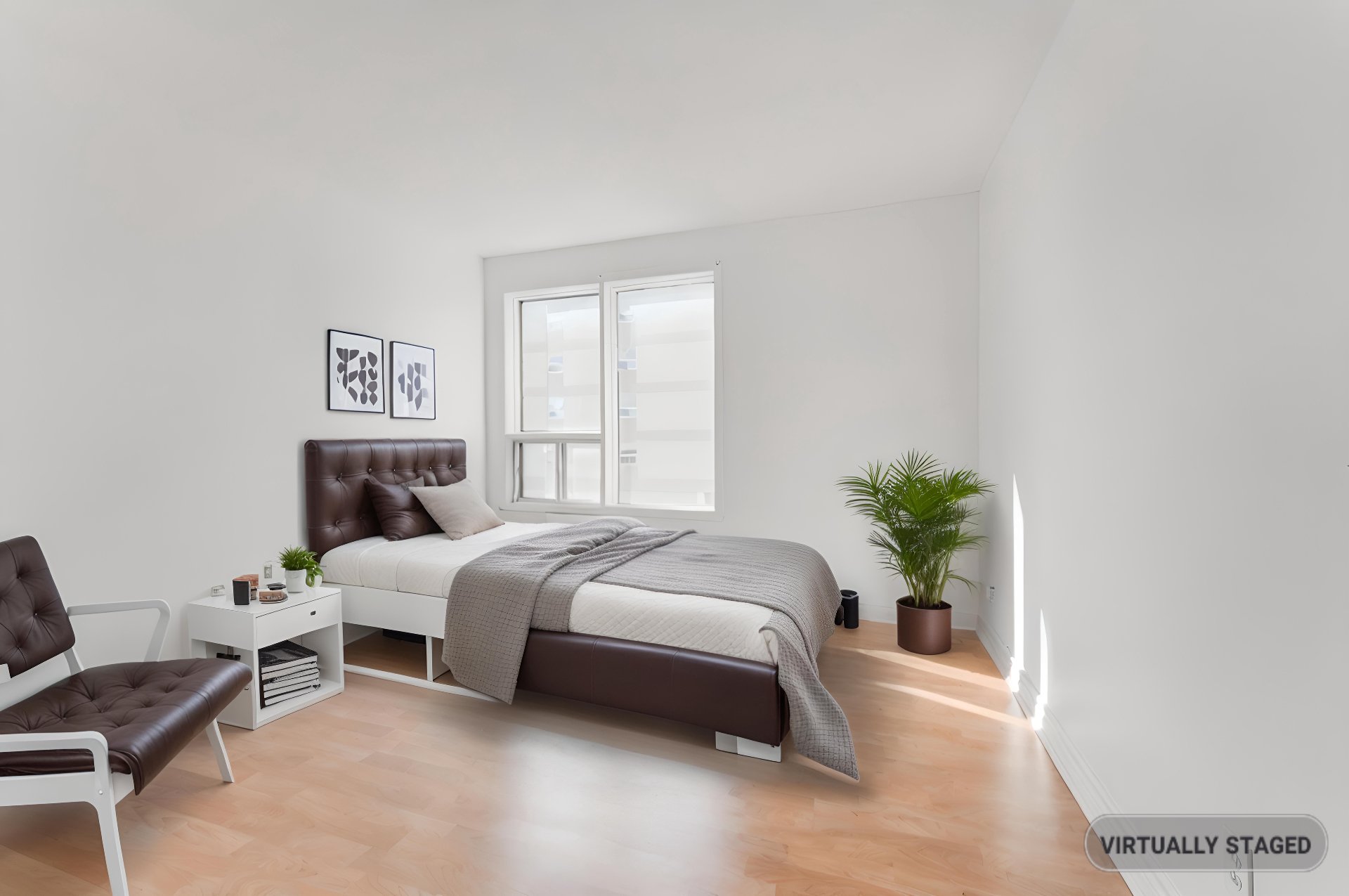 Bedroom - This photo has been virtually staged.