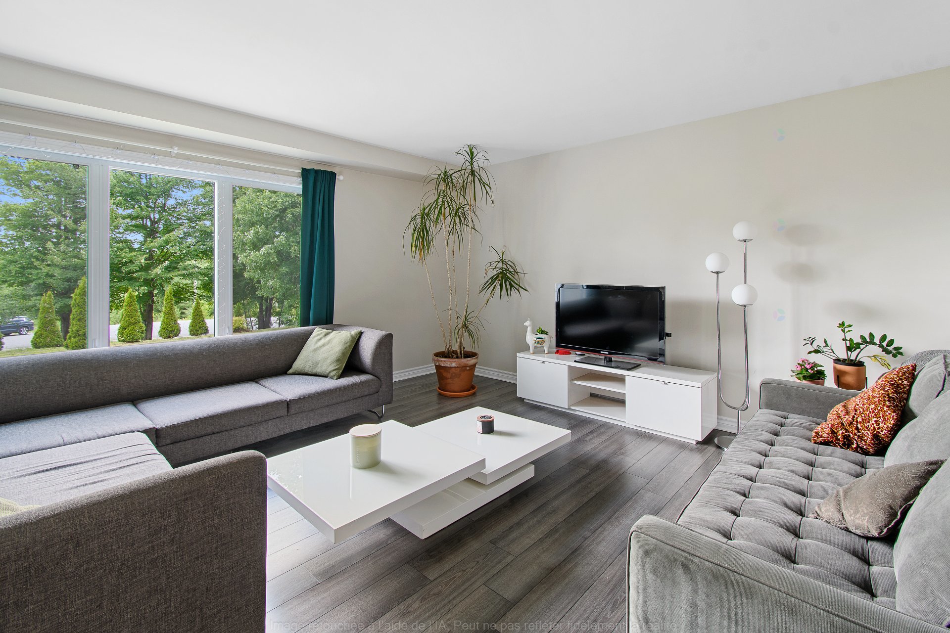 Left living area