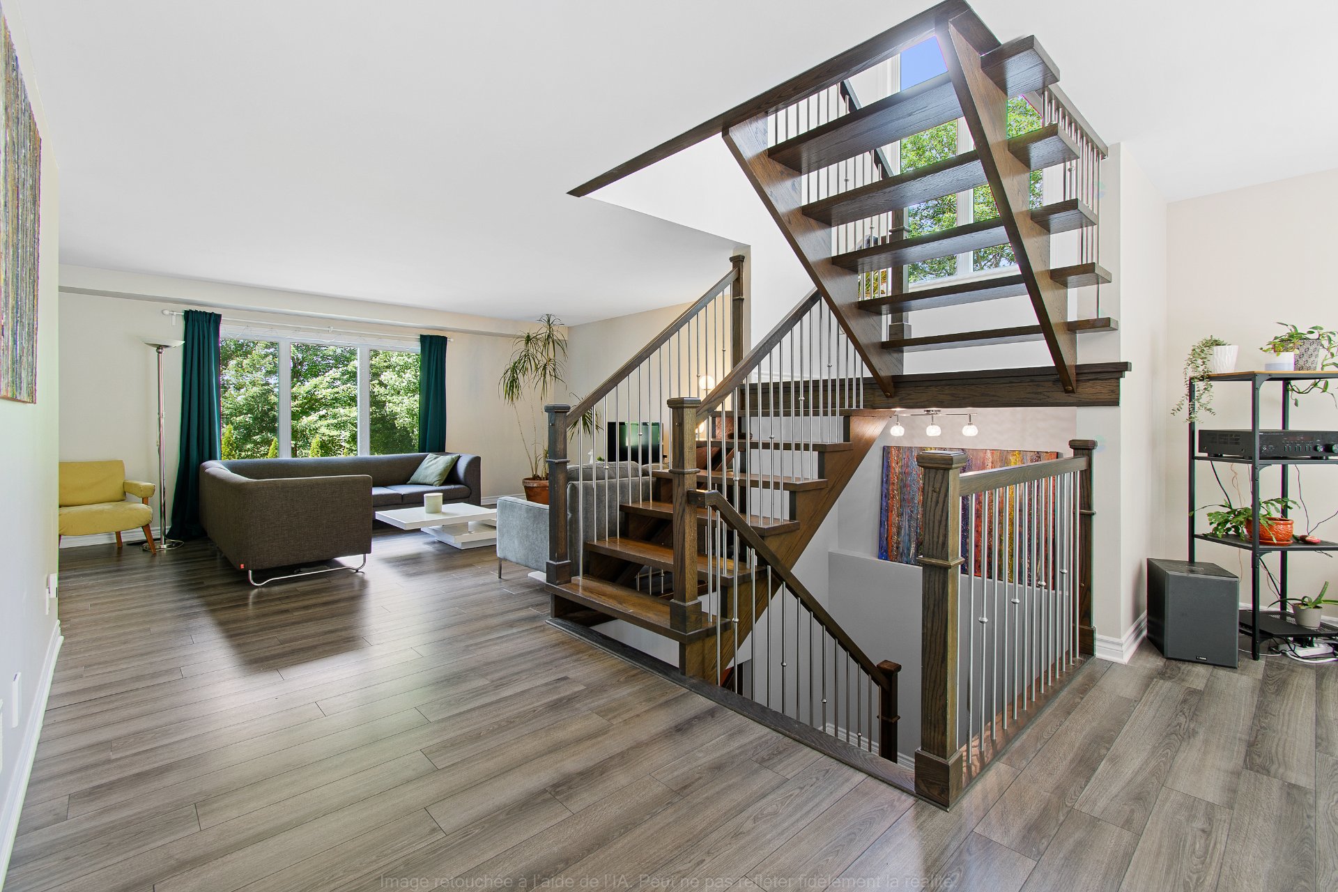 Left living area