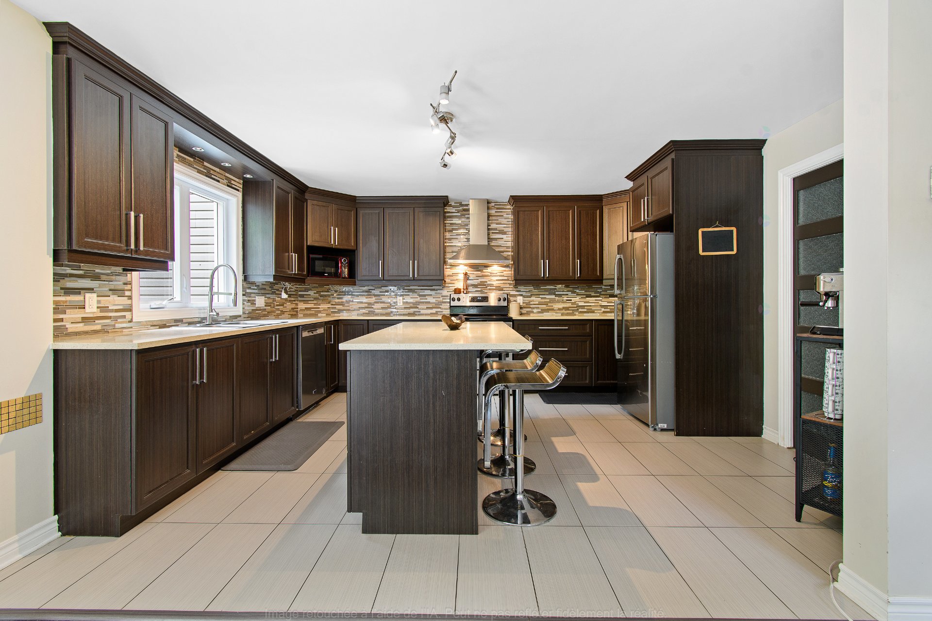 Left living area