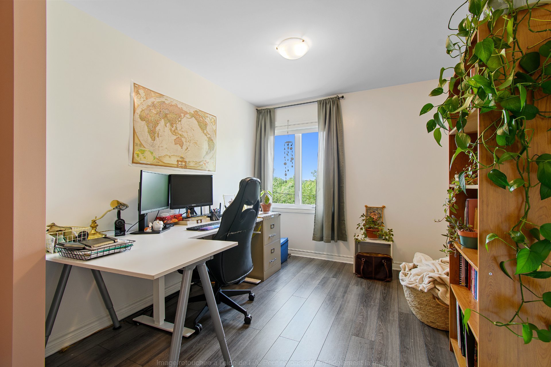 Left living area