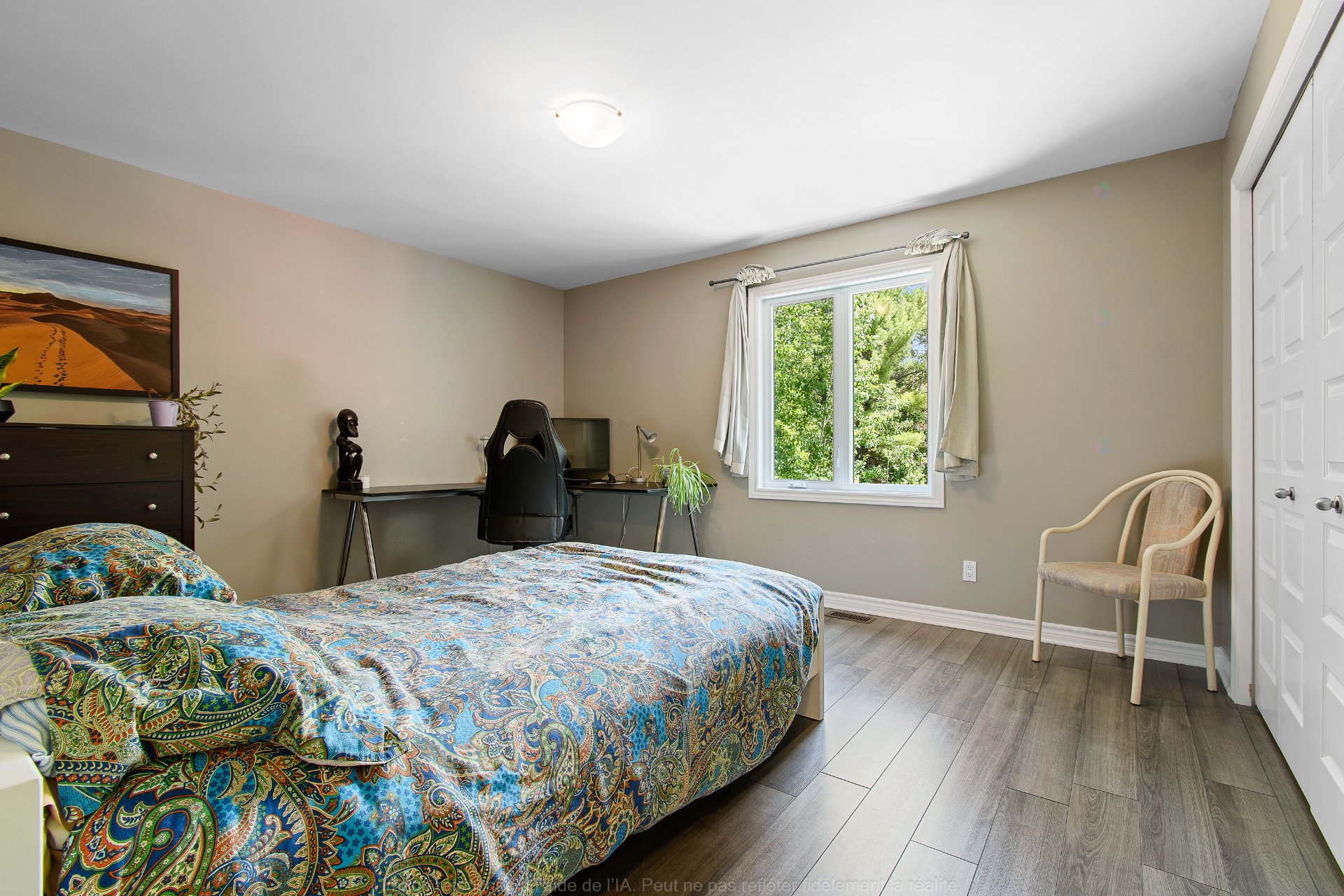 Left living area