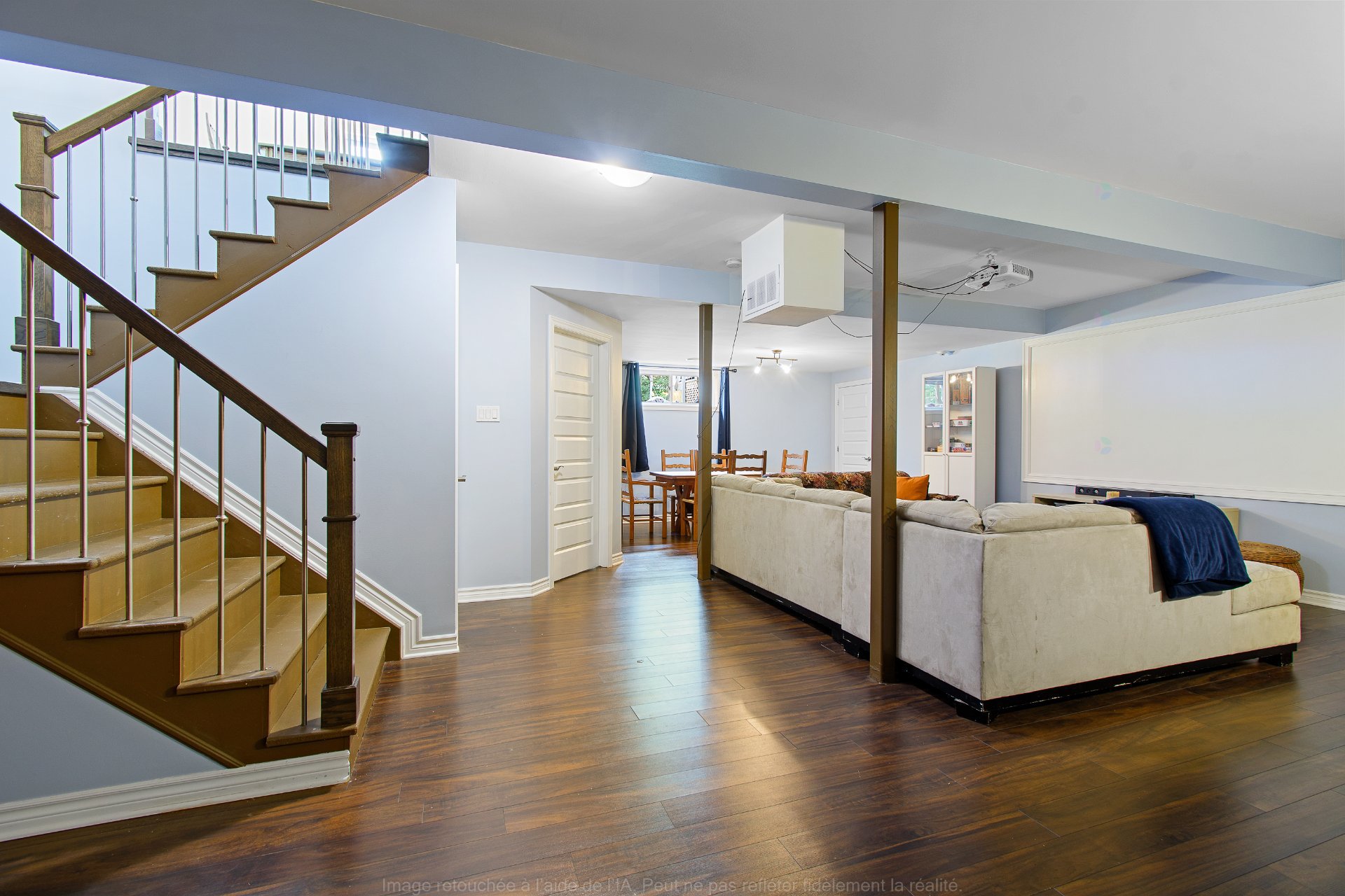 Left living area