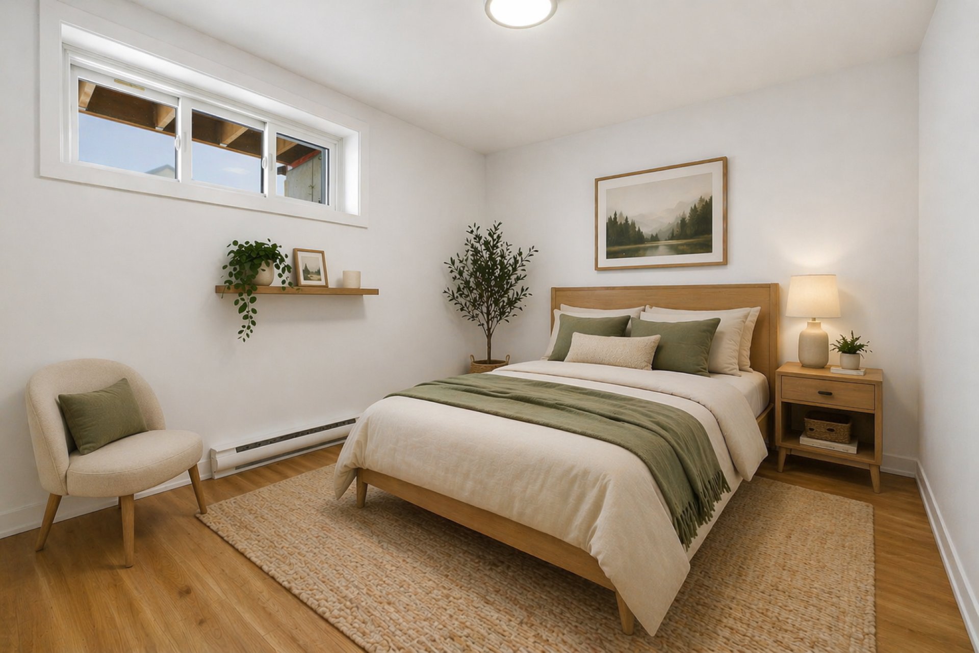 Chambre à coucher - Photo mise en scène (home staging)