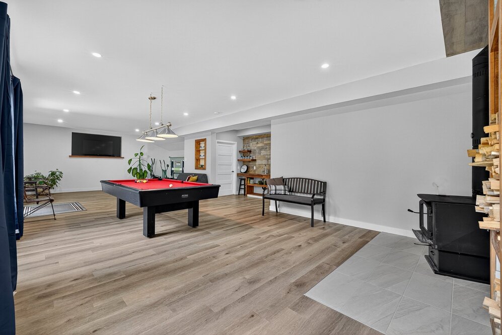 Family room - Basement walk-out type.