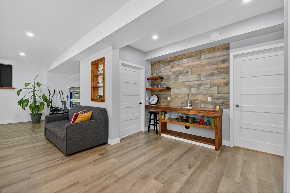 Family room - Basement walk-out type.