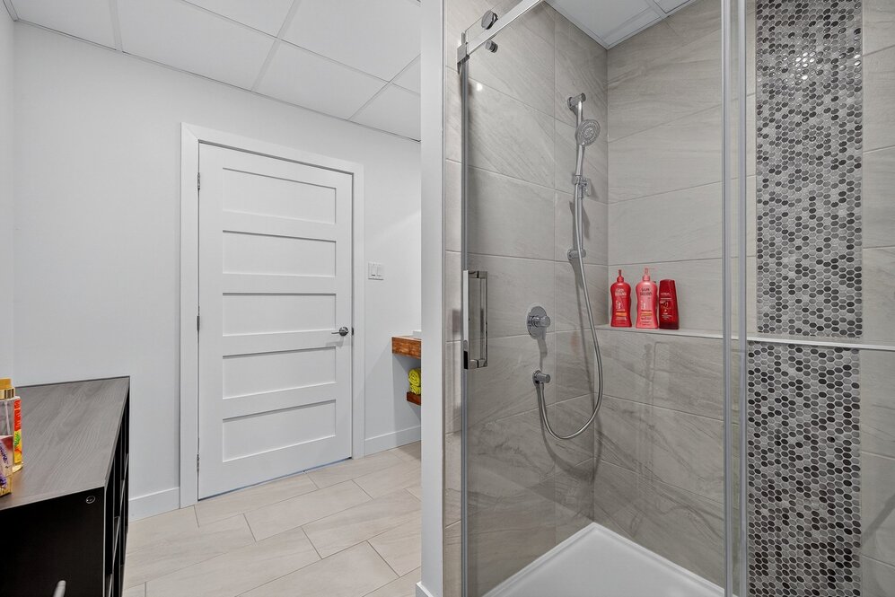 Bathroom - Full bathroom in the basement.