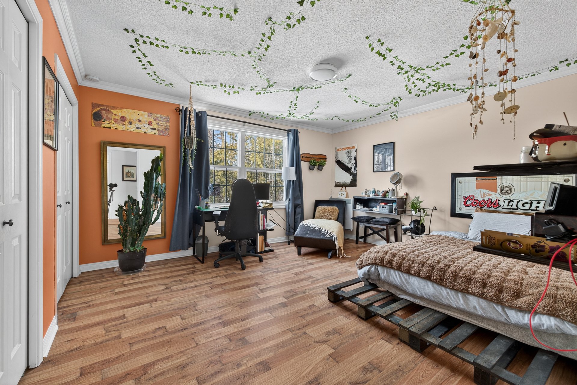 Chambre à coucher - RDC,plancher flottant