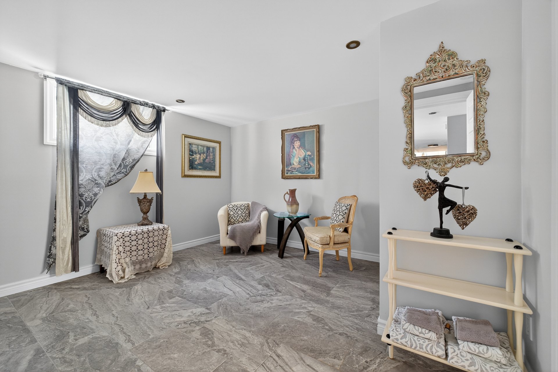 Chambre à coucher - Ss, plancher chauffant