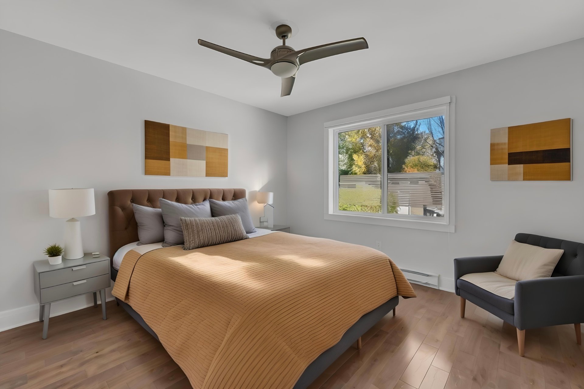 Chambre à coucher principale - Rdc - Aménagement virtuel