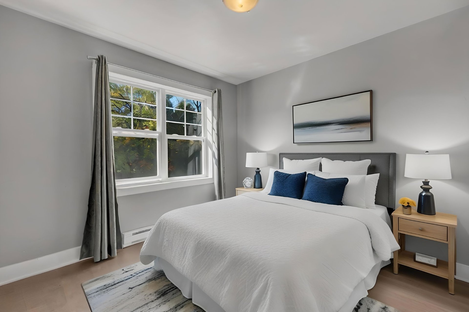 Chambre à coucher - 2e chambre au rdc - Aménagement virtuel