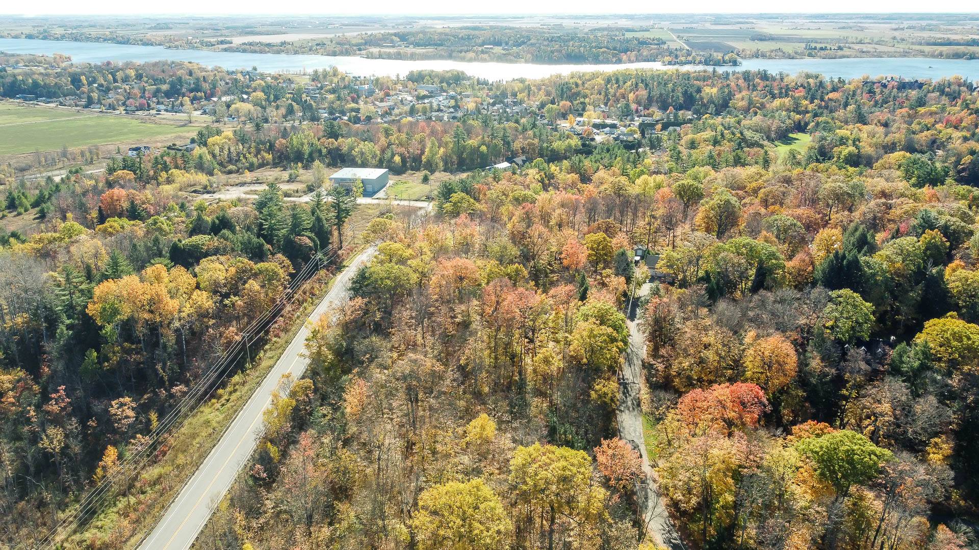Photo aérienne - route 323.