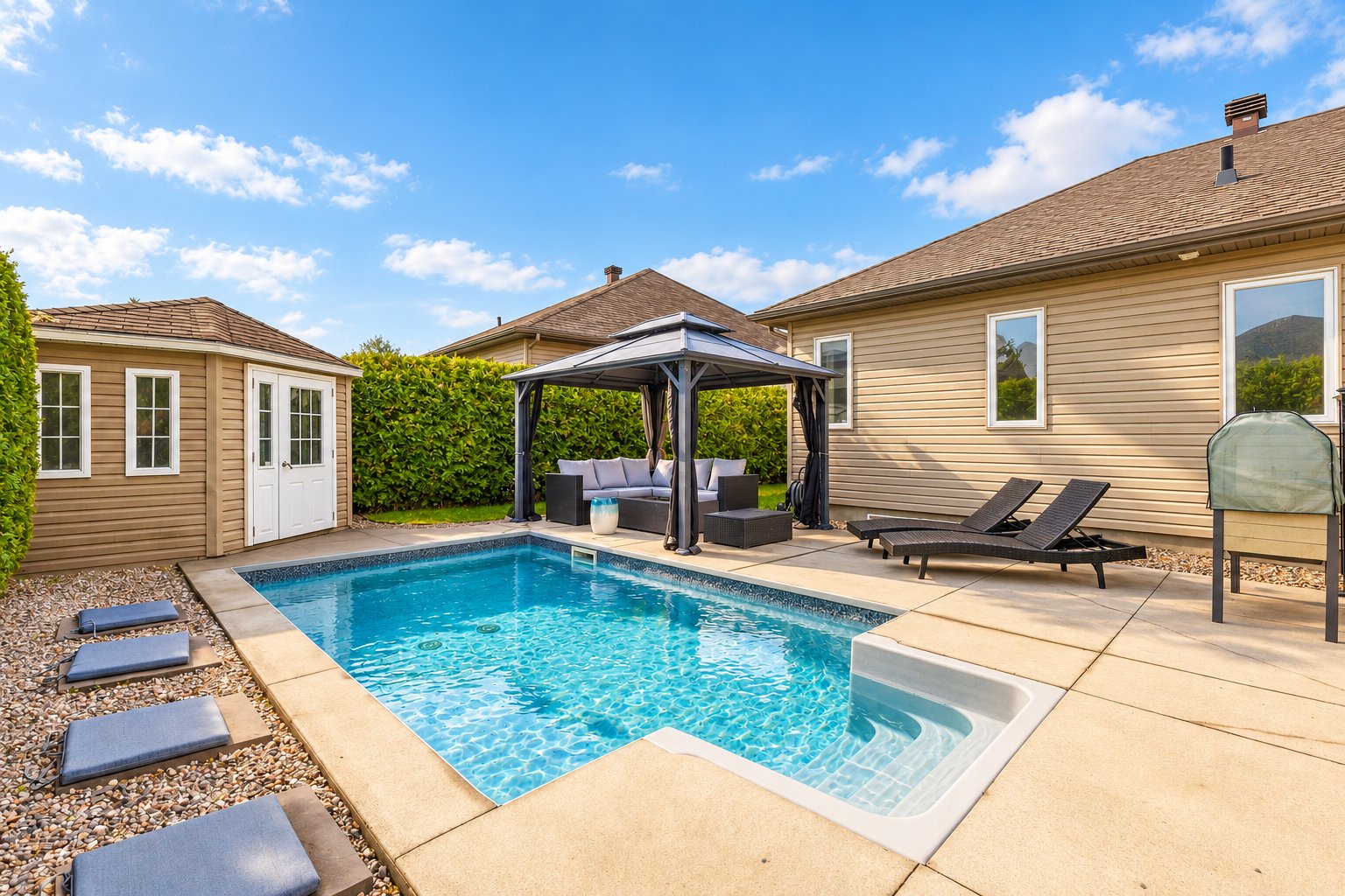 Photo originale avec de la pluie. Amélioré avec IA