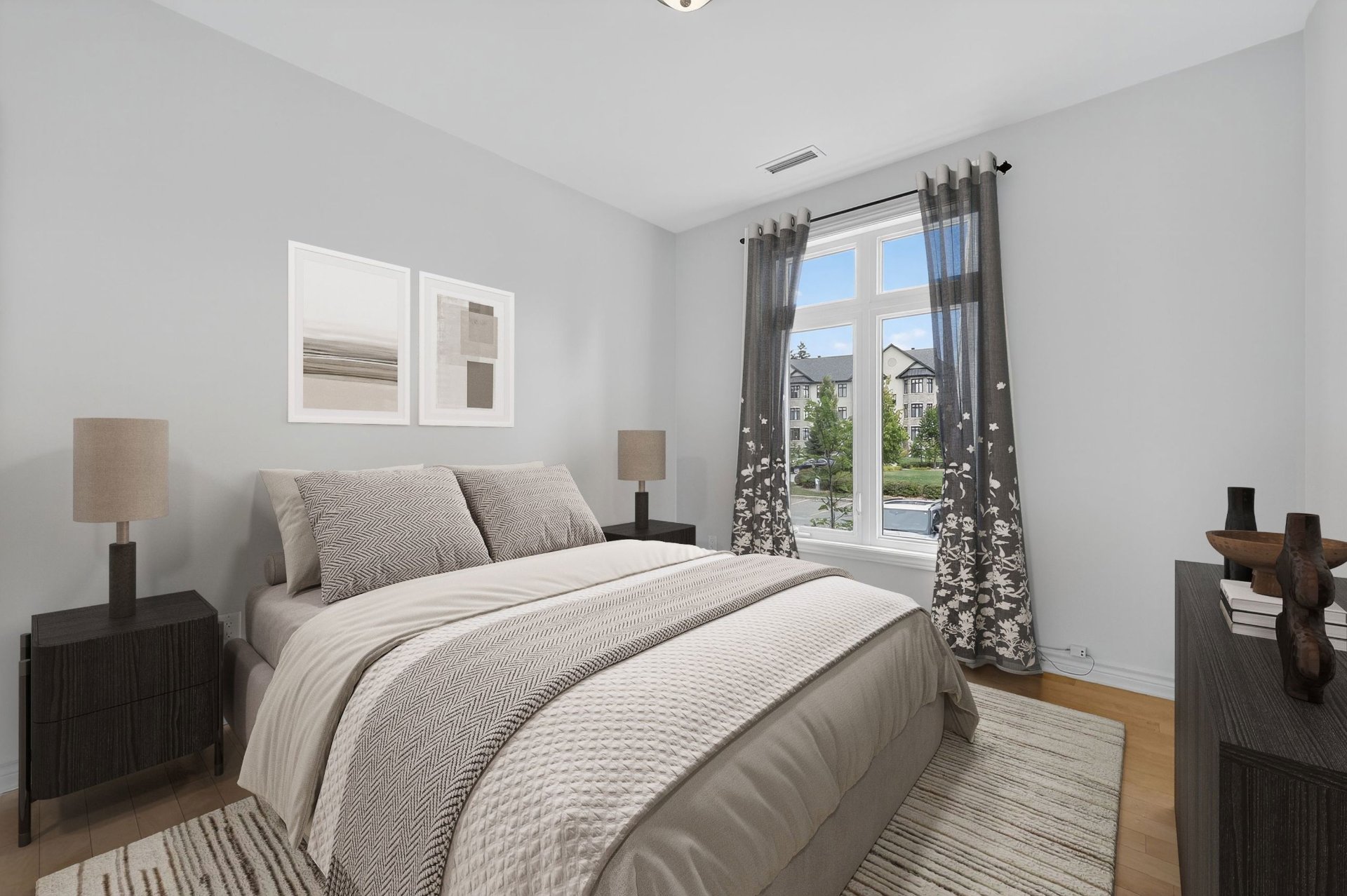 Chambre à coucher - Cette photo a été virtuellement aménagée