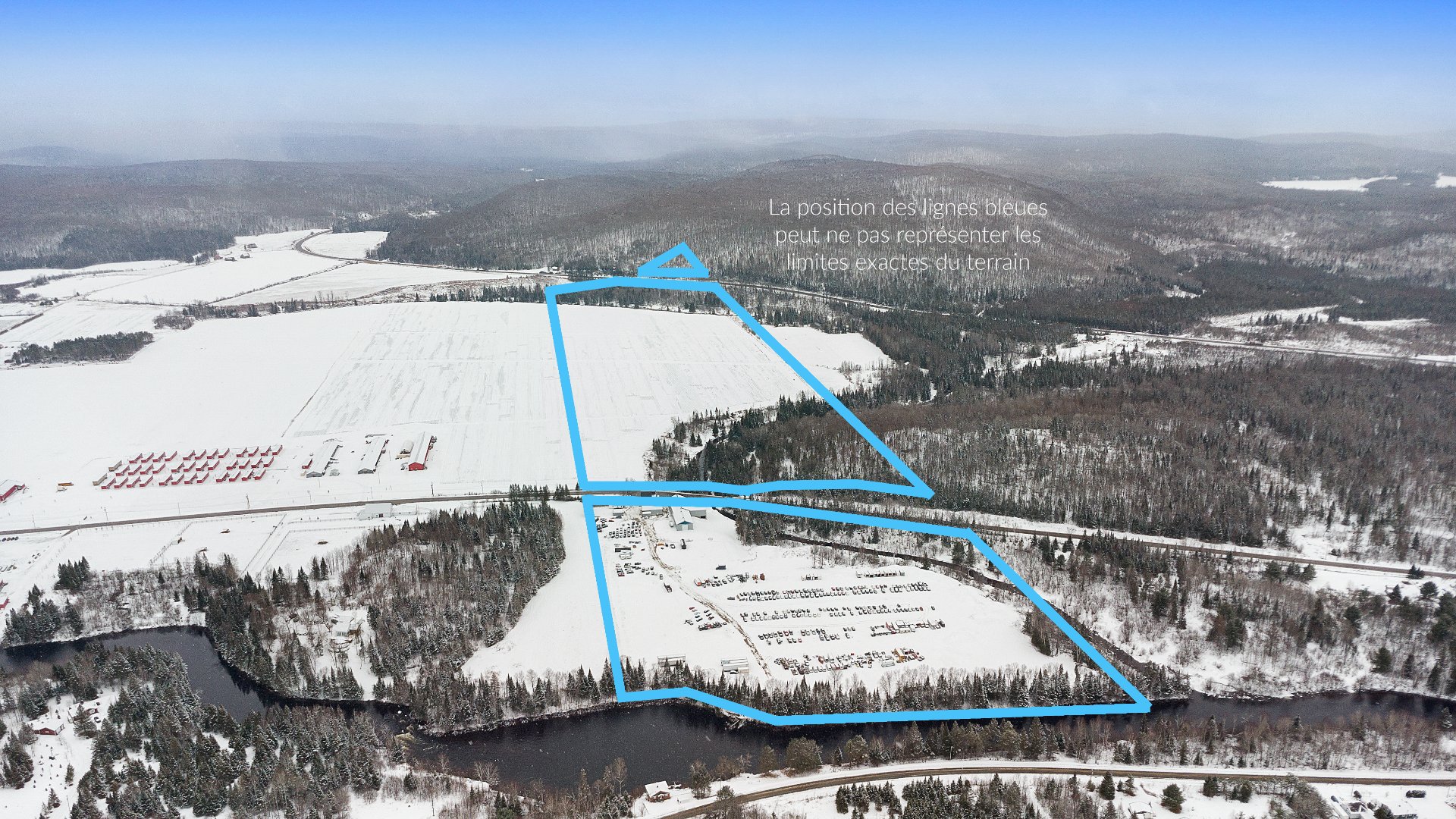 Autre - Cadastre; ligne de lot approx.