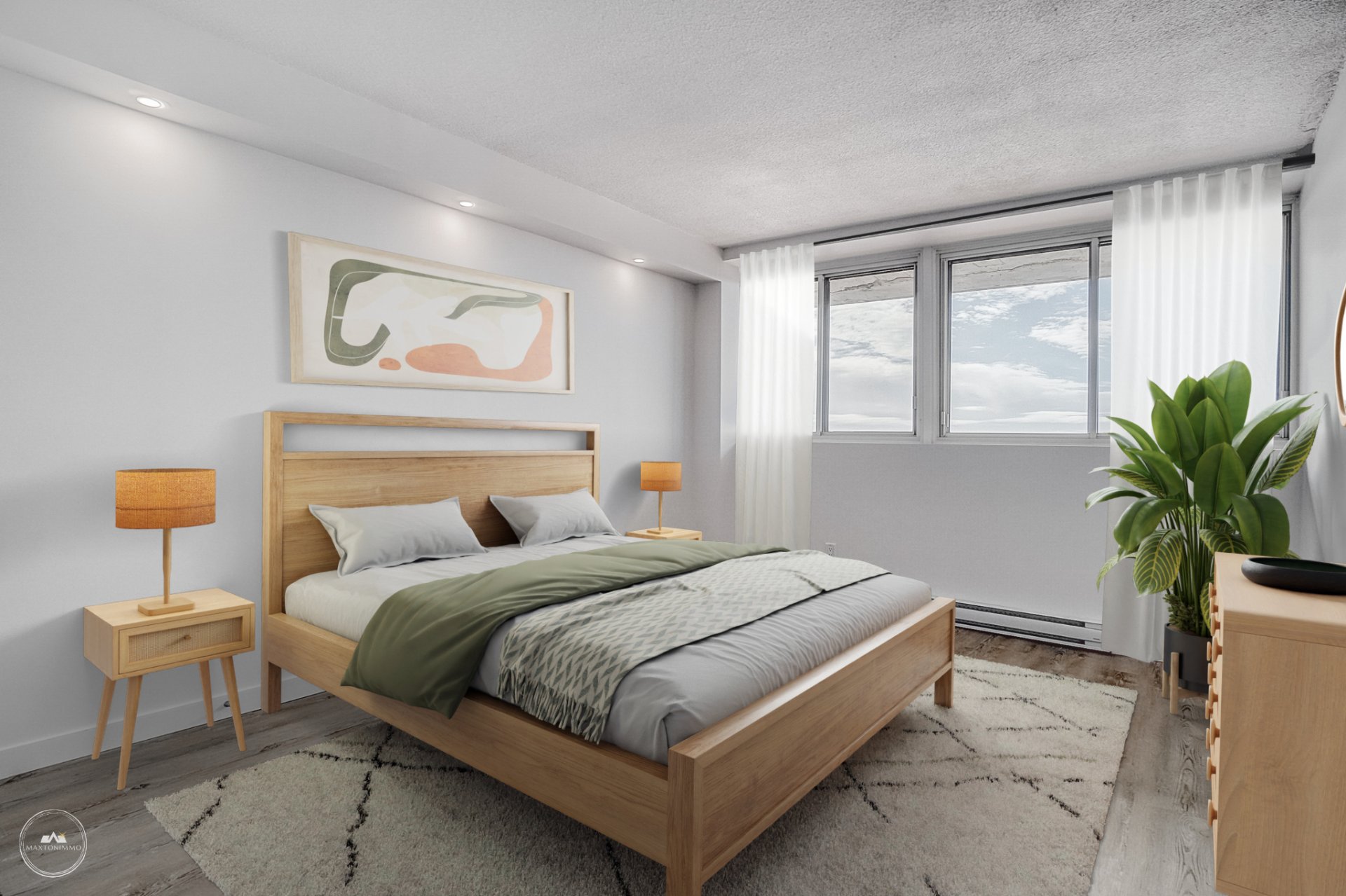 Bedroom - Virtual staging