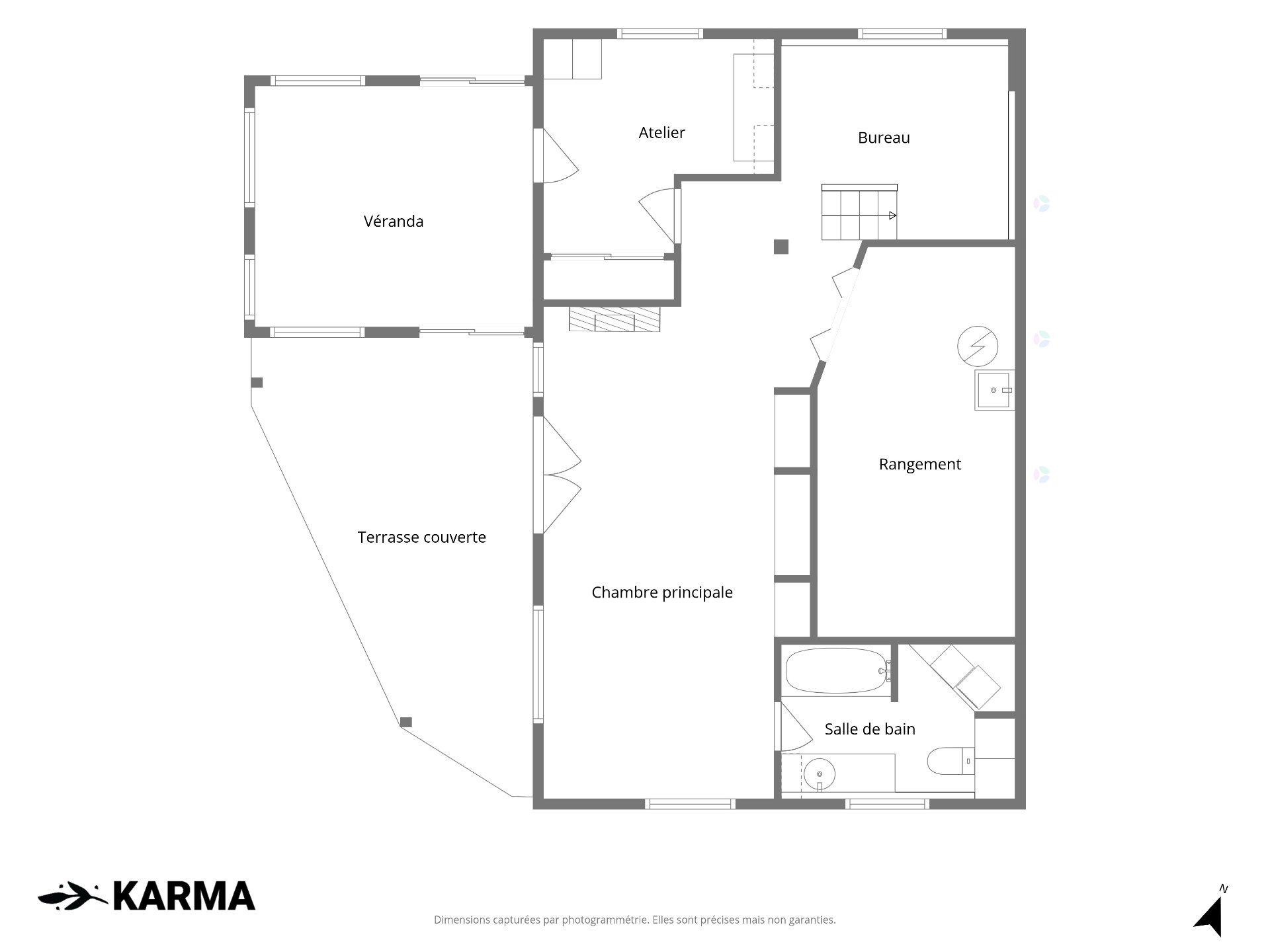 Garden level plan