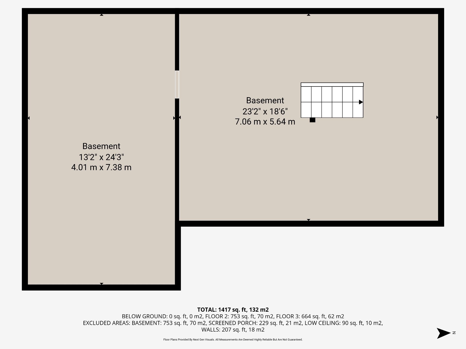 Drawing (sketch) - Basement