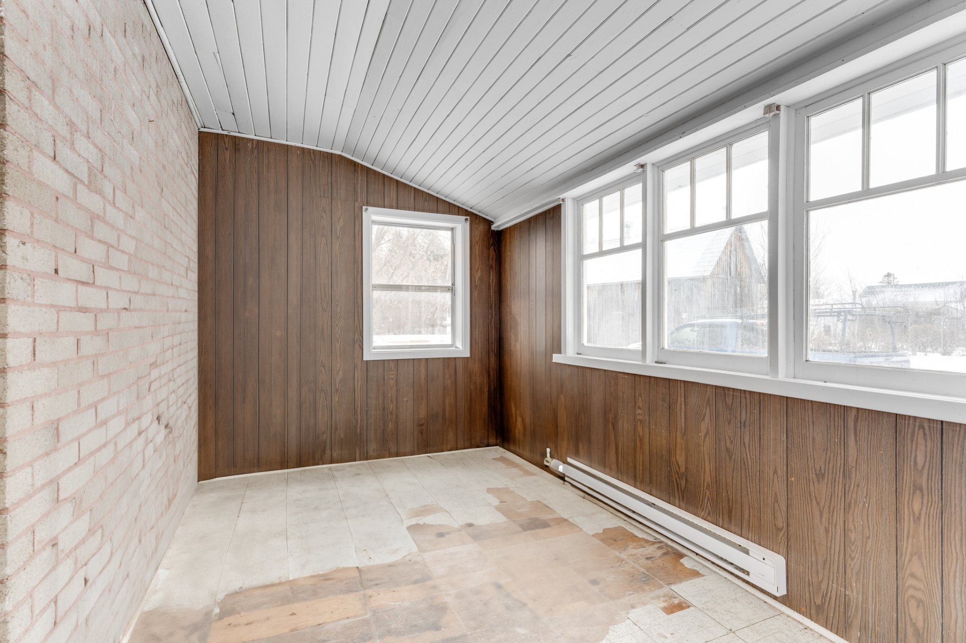 Hallway - This photo was cleaned up with Photoshop.