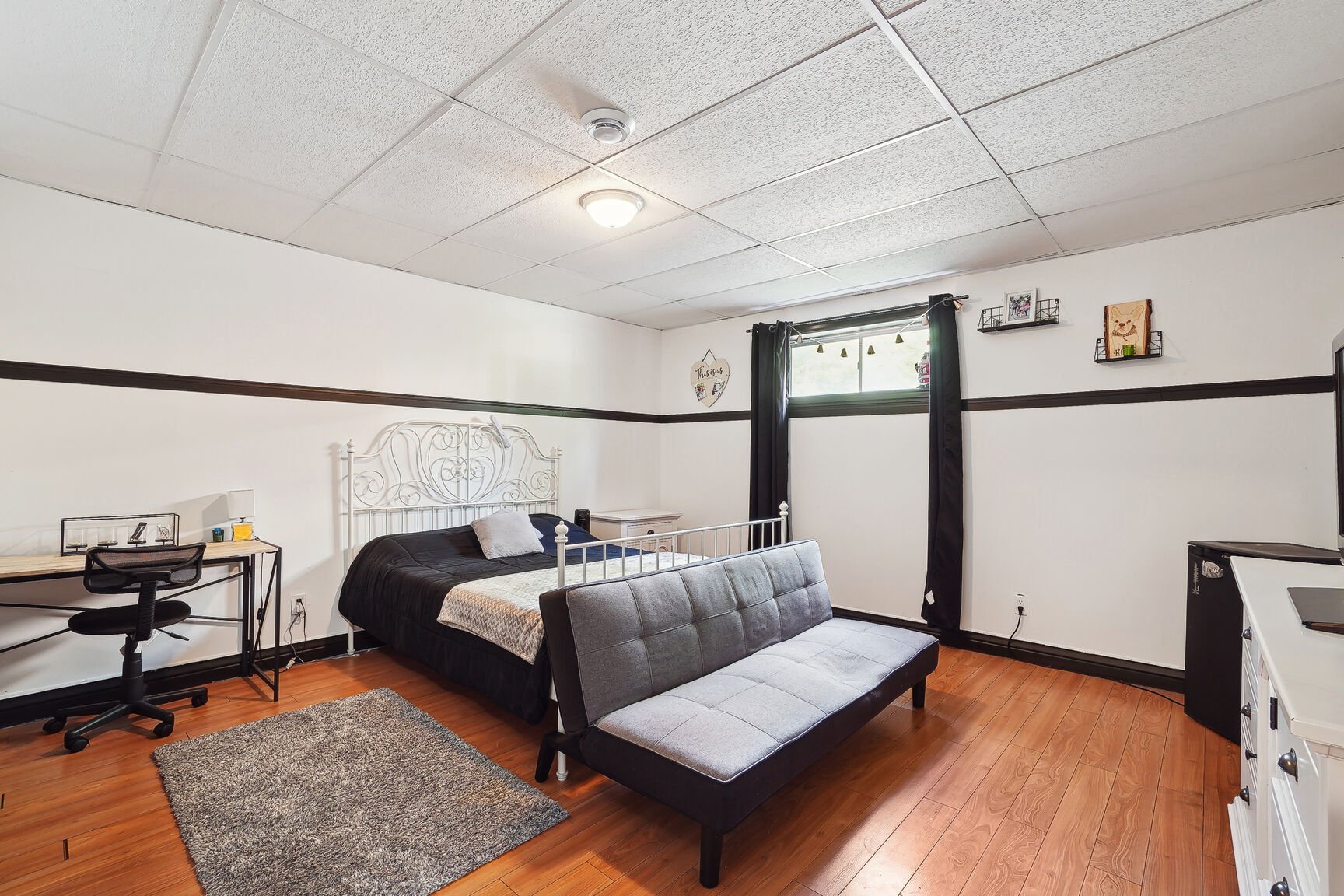 Chambre à coucher - 4ème chambre localisé rez-de-jardins