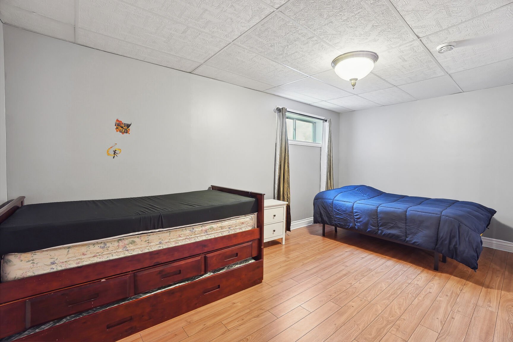 Chambre à coucher - 3ème chambre localisé rez-de-jardins