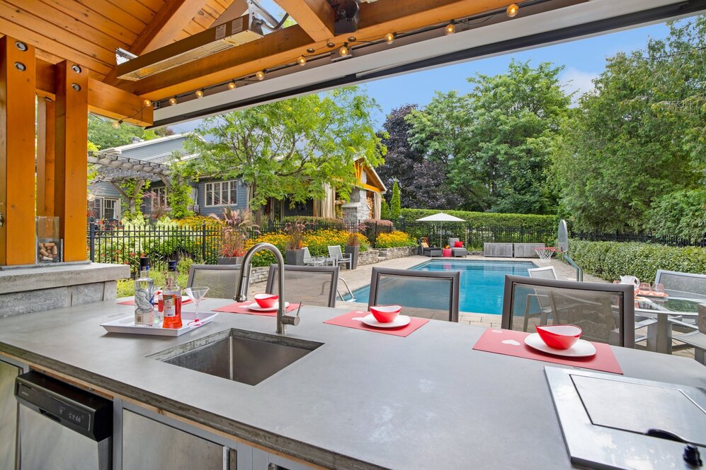 Bar - Espace cuisine BBQ