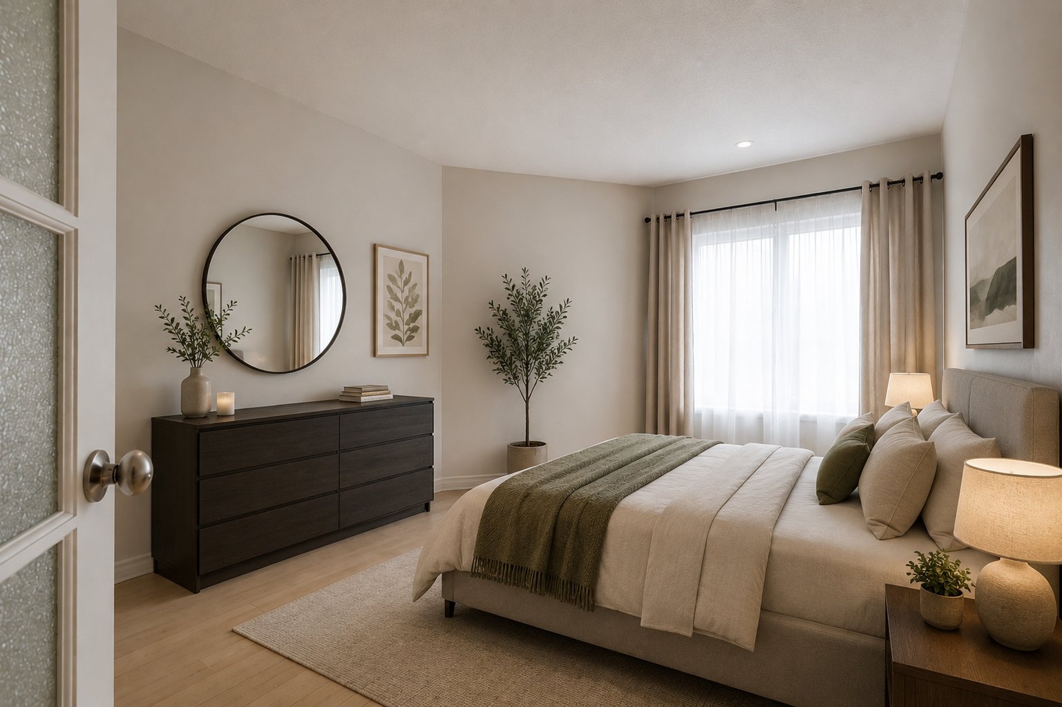 Master bedroom - Virtual Staging