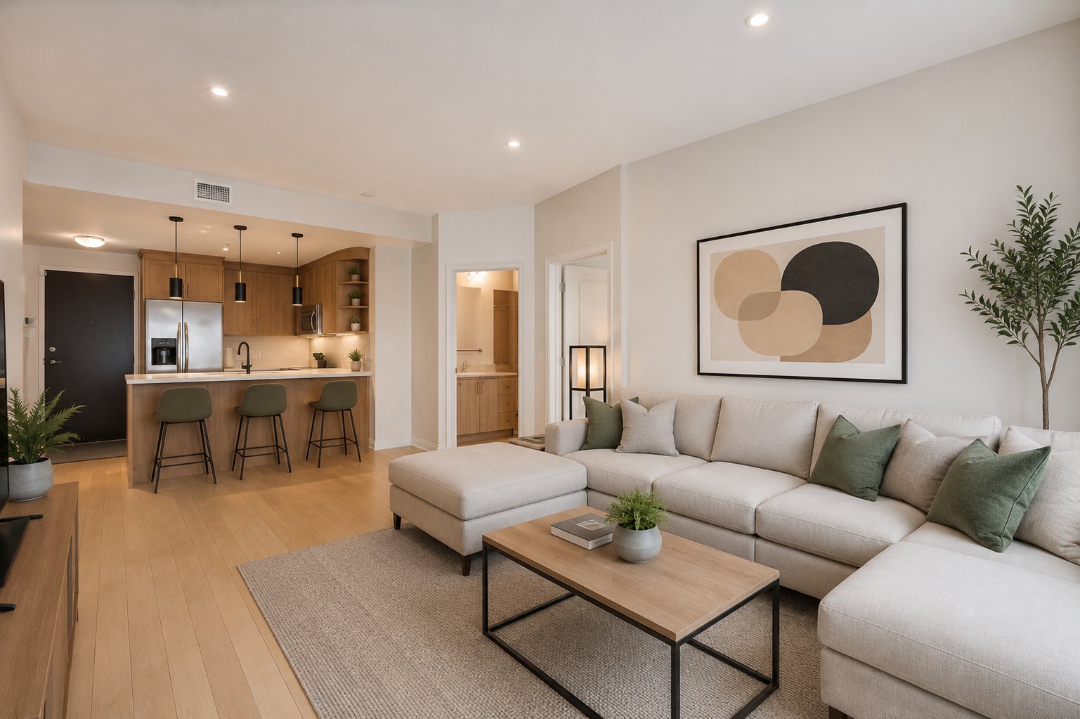 Living room - Virtual Staging