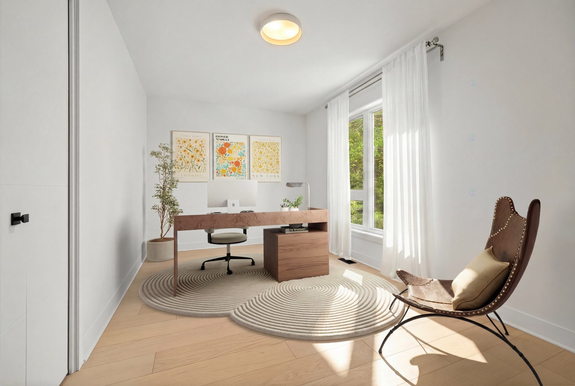 Virtually staged - office