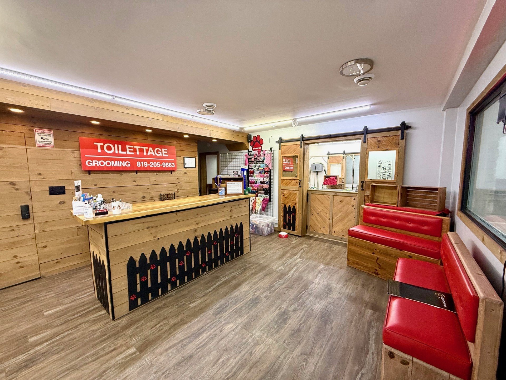 Reception area