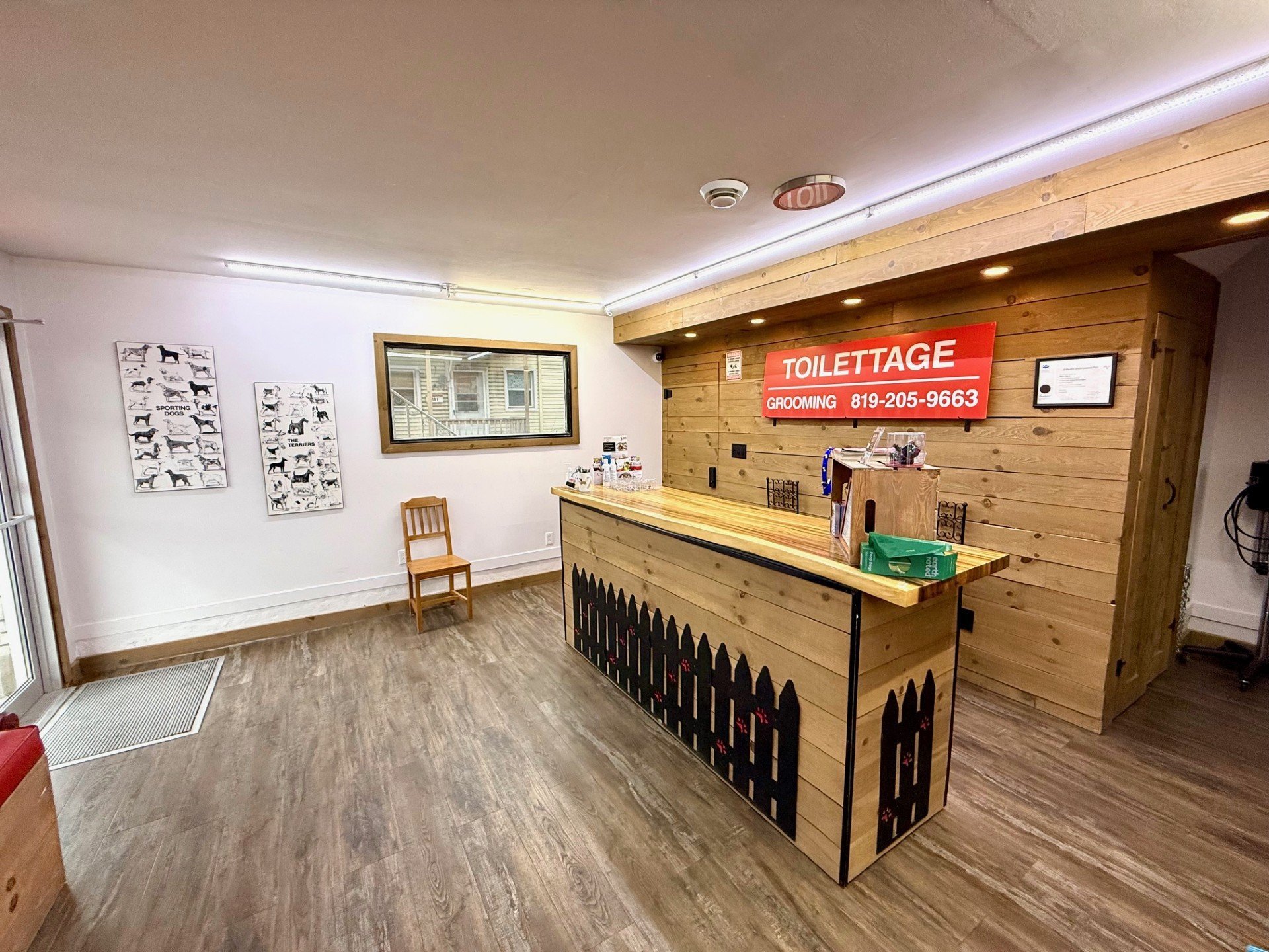 Reception area