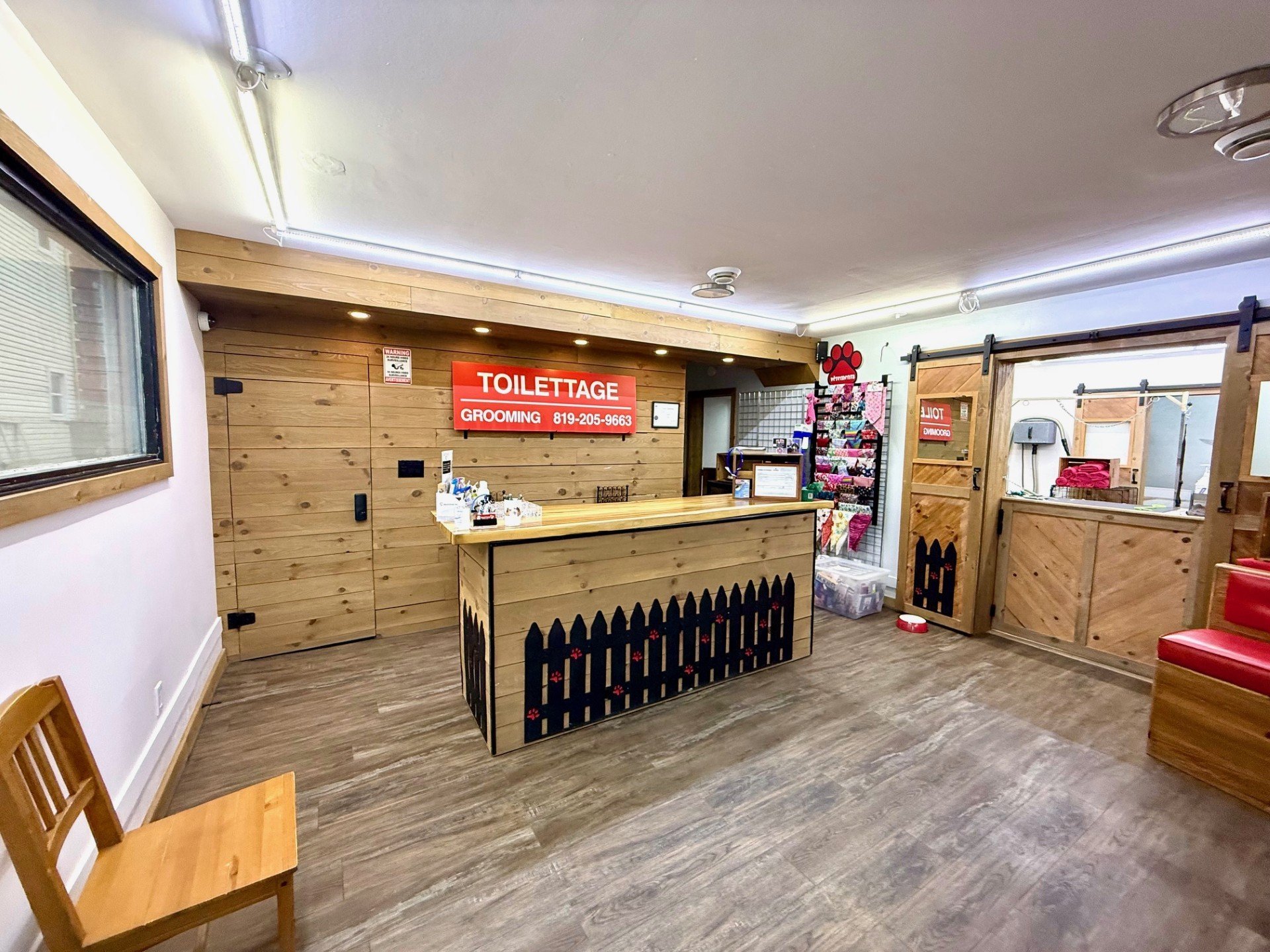 Reception area