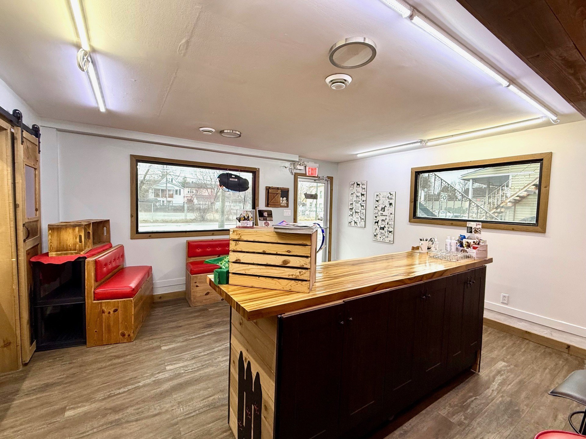 Reception area