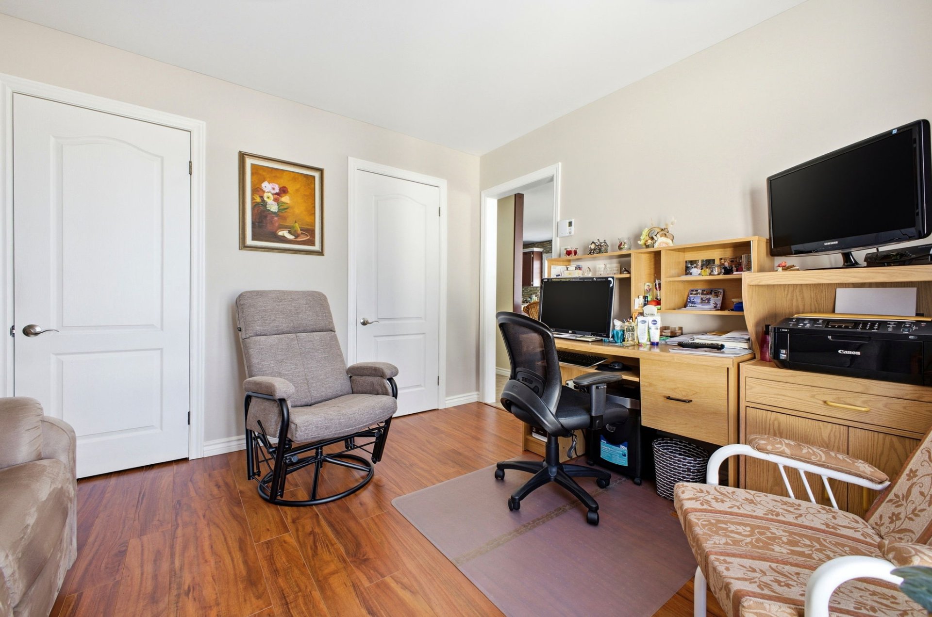 Chambre à coucher - Converti en salon