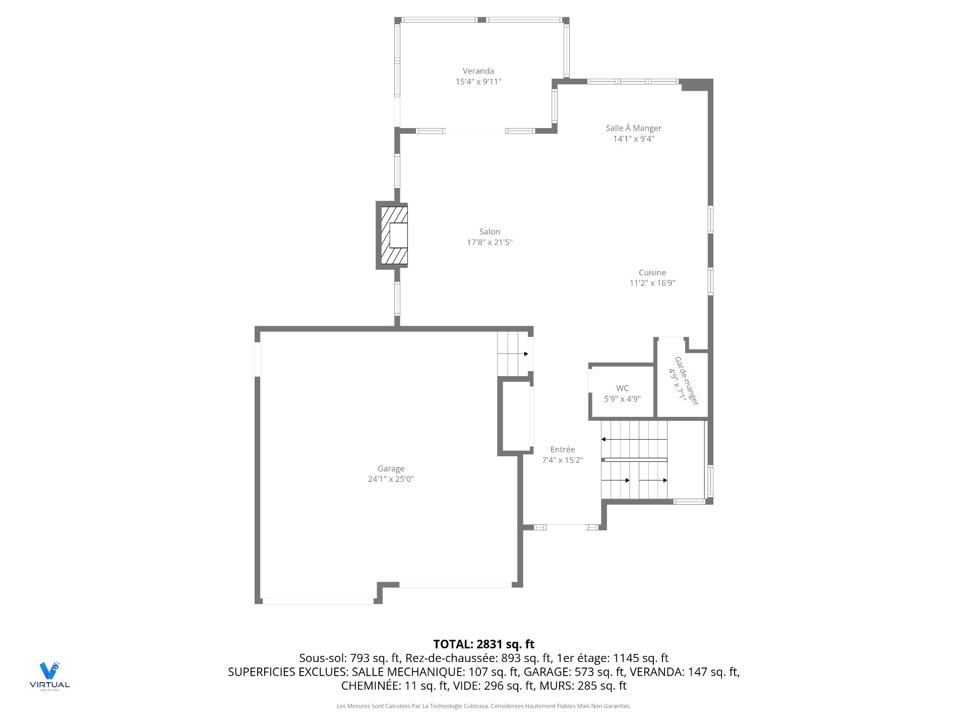 Drawing (sketch) - Main floor