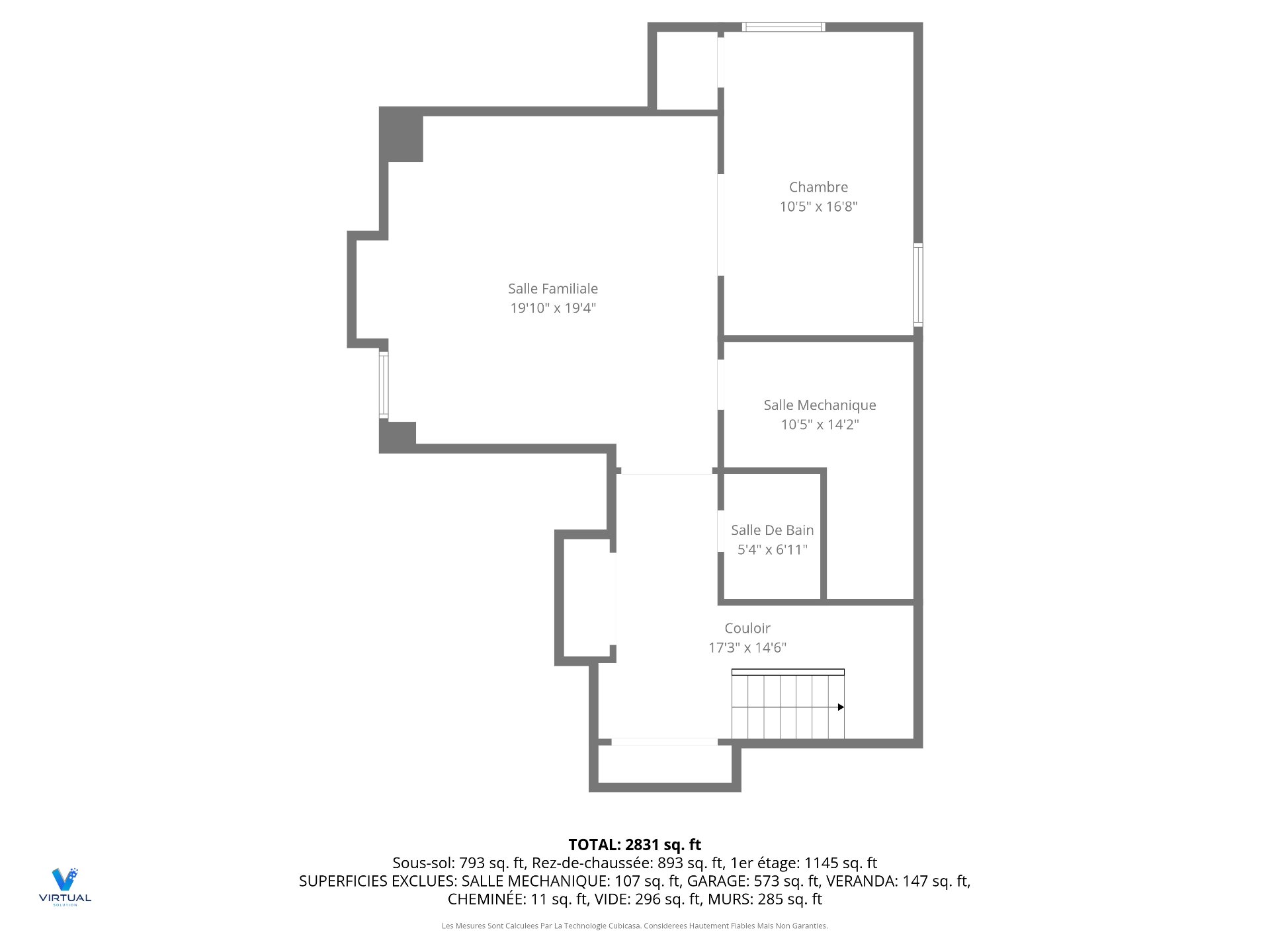 Drawing (sketch) - Basement