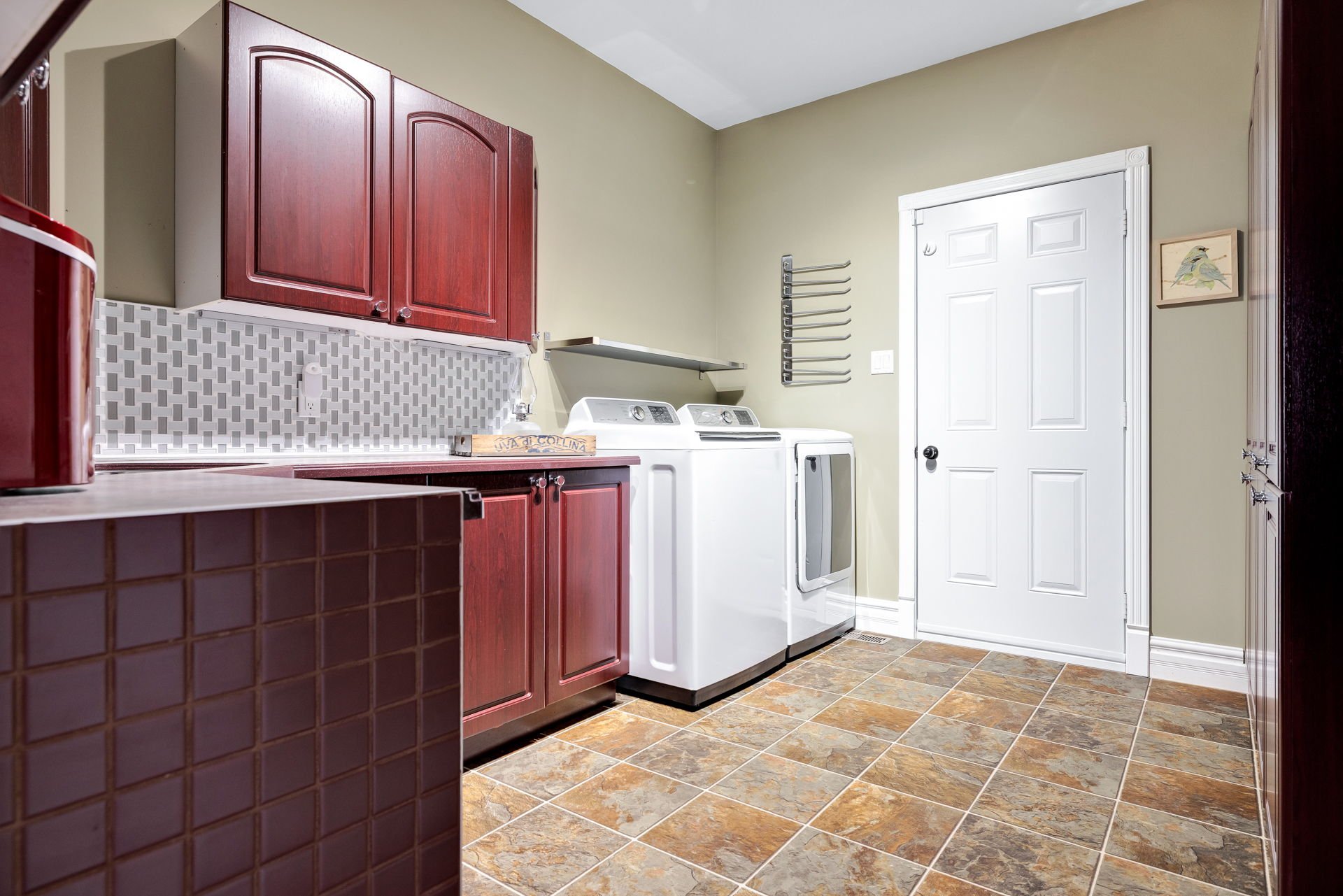 Laundry room - garage access